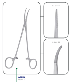 Pinzas - Hemostáticas -ADSON